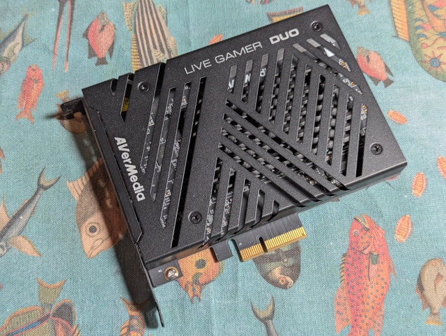 AVerMedia Live Gamer Duo dual 1080p video capture card