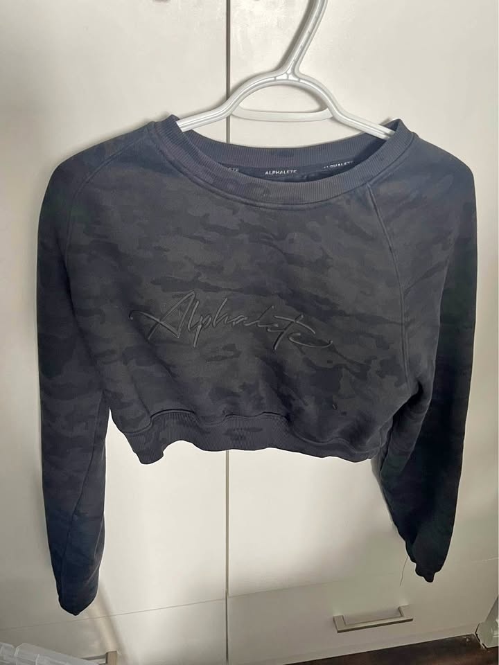 Womans alphalete crop sweater (small) 🥕