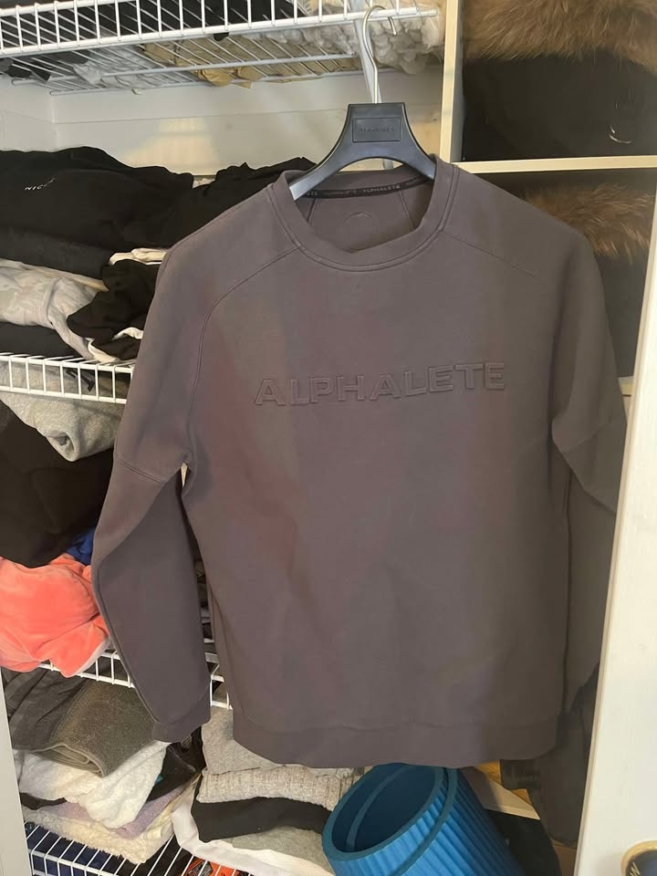 Alphalete Men’s Pullover small grey and black 🥕 - photo 4