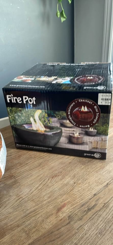 Green Earth Ceramic Fire Pot - photo 3