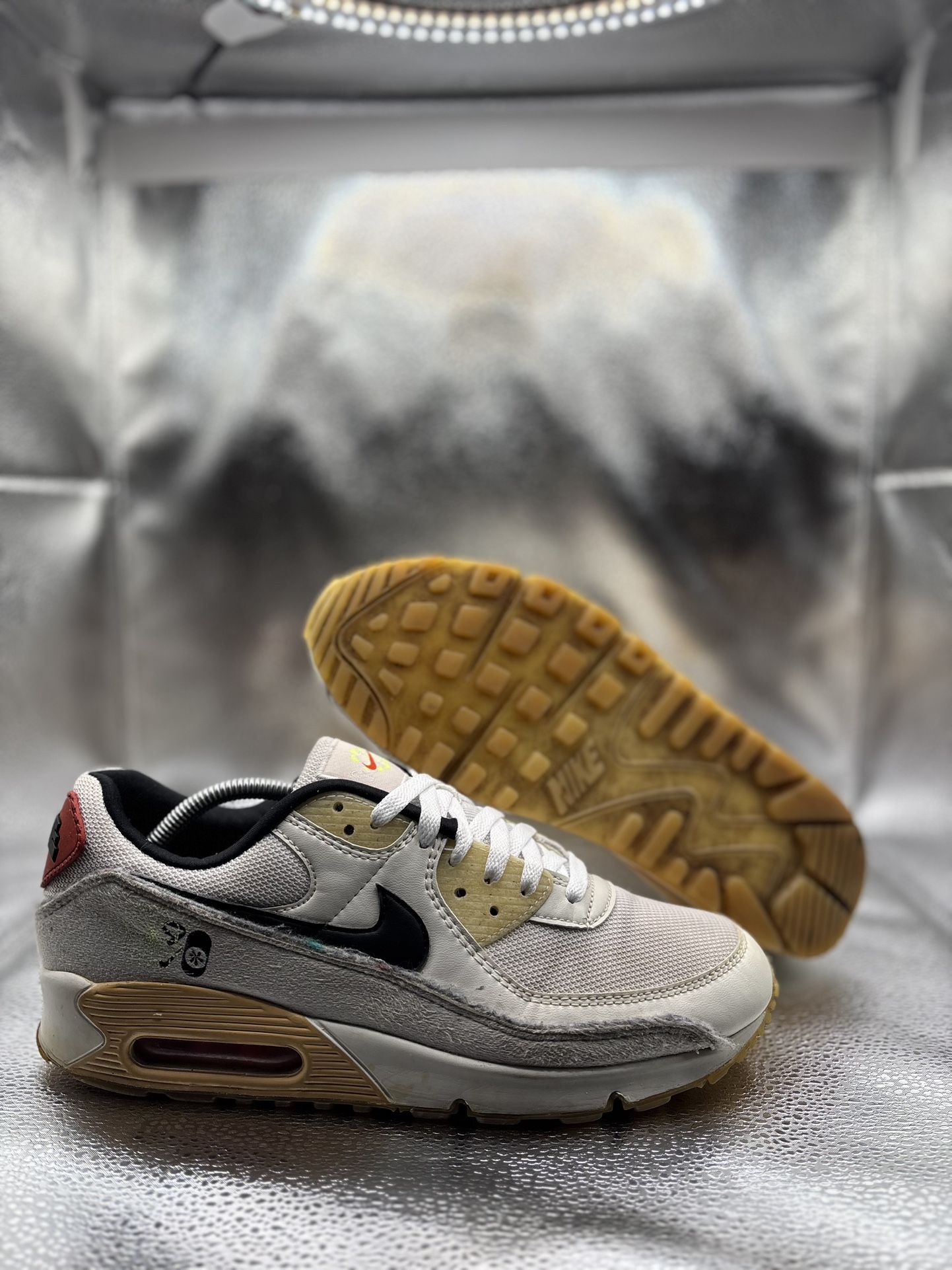 Air Max 90 SE Swoosh Fiber White