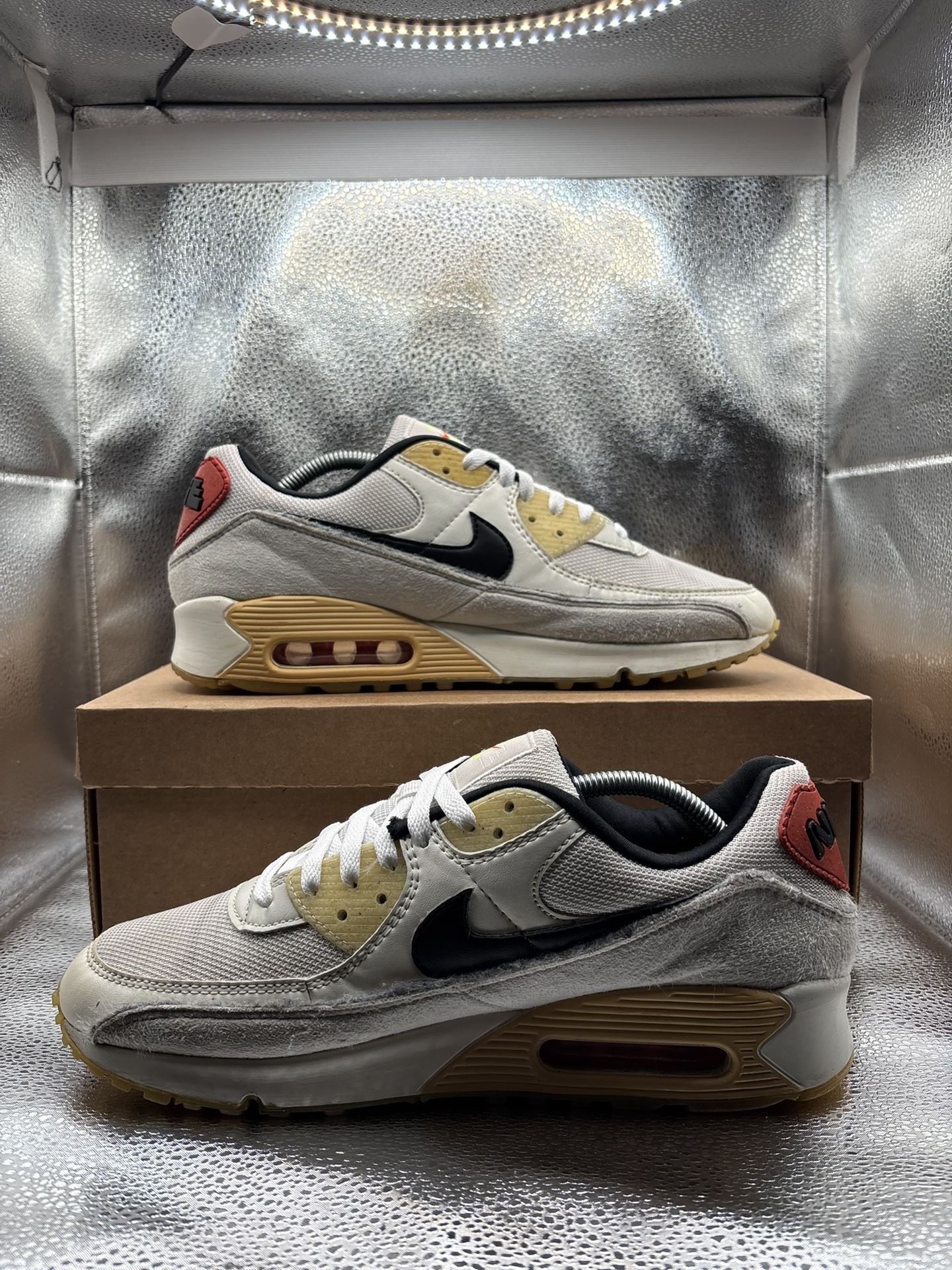 Air Max 90 SE Swoosh Fiber White - photo 5