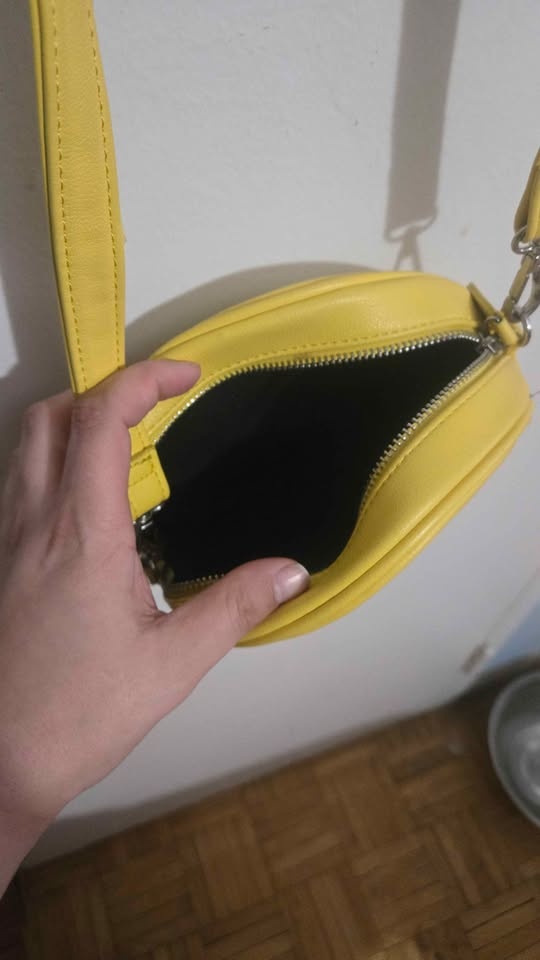 Yellow lemon cross body, shoulder bag - photo 3