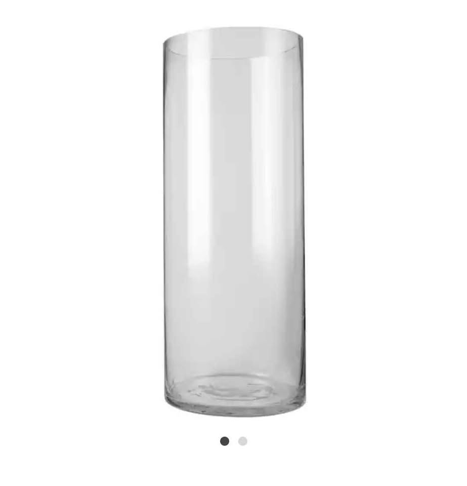18 inch clear glass cylinder vase Ashland - photo 4
