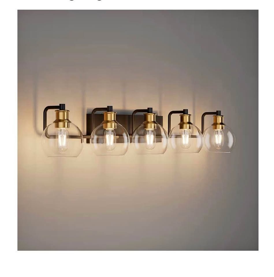 Vintage Vanity Light Fixture,5-Light