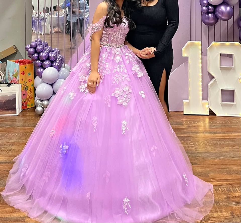 Purple/Pink Gown for Quince or 18th debut