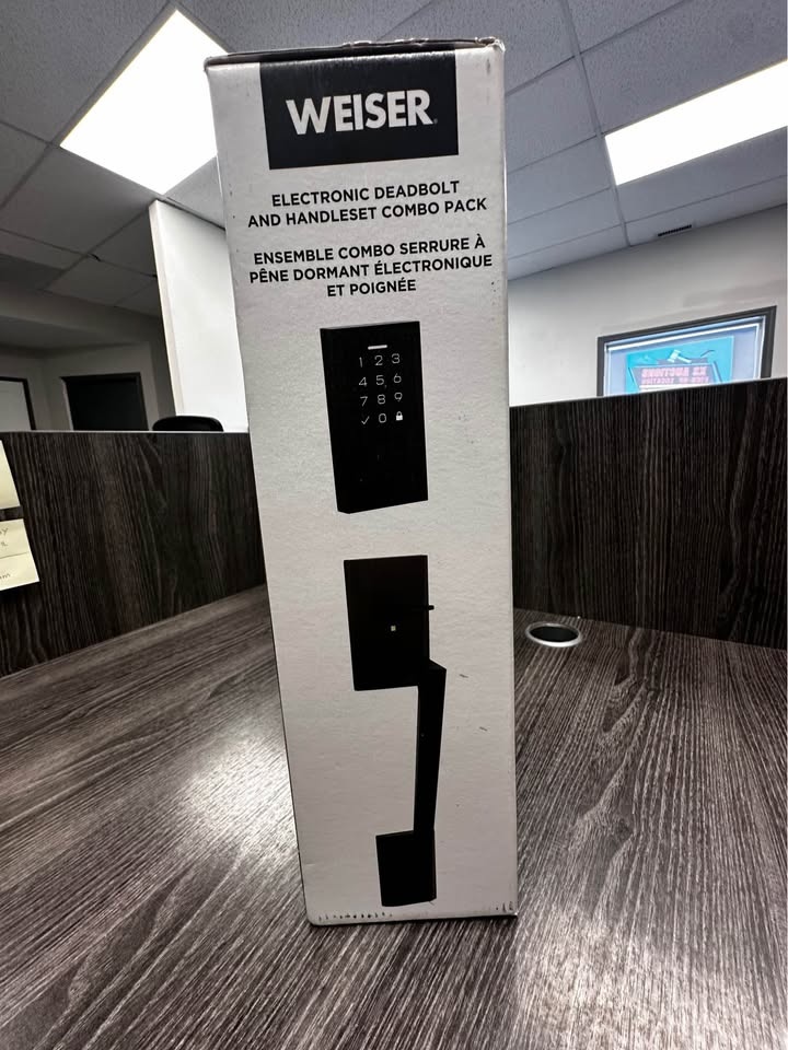 Weiser SmartCode Deadbolt + Handleset (Matte Black) - photo 4