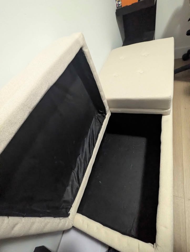Ottoman with storage - photo 2