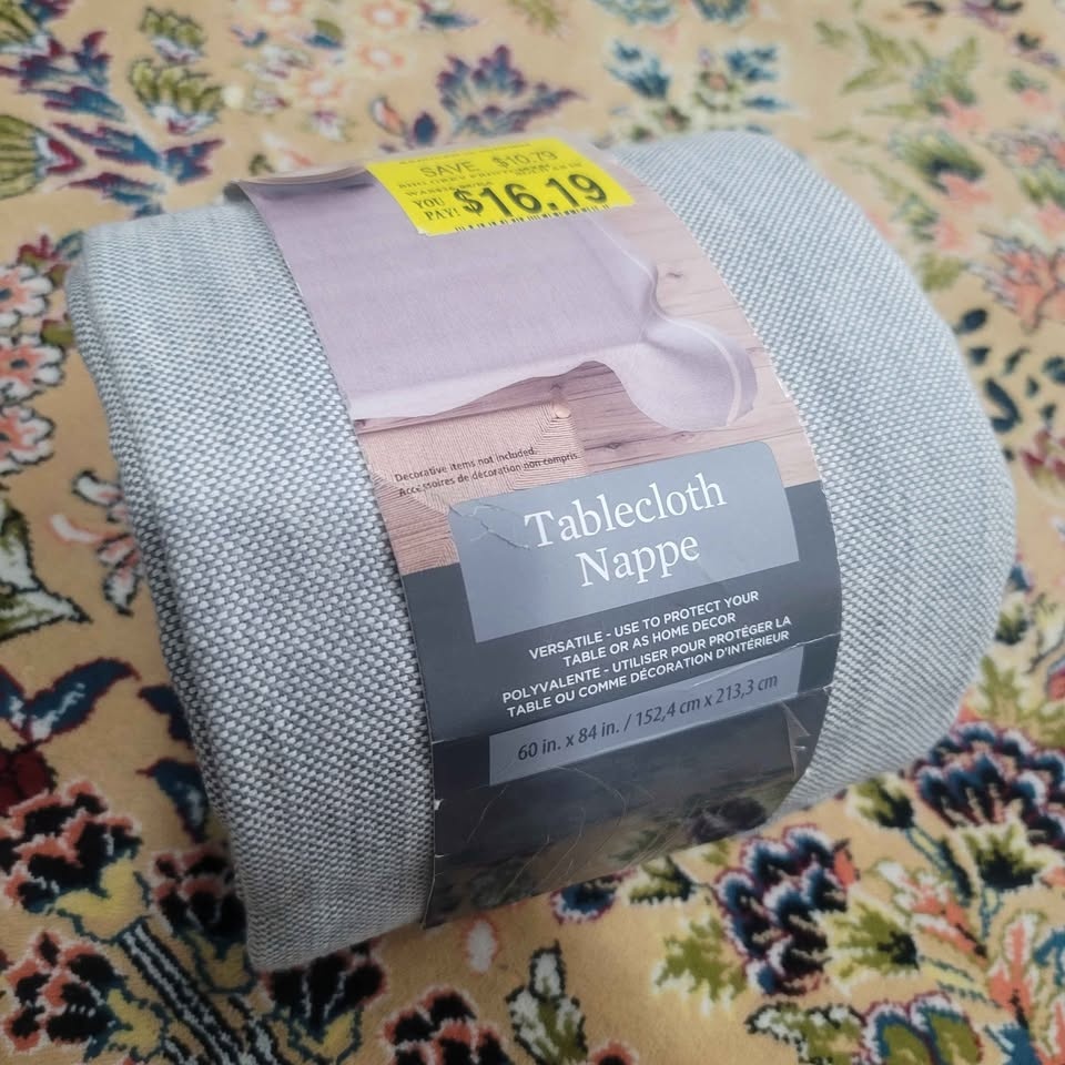 Table cloth 100% Cotton 70" round 60x84 inches ( Brand new) - photo 5