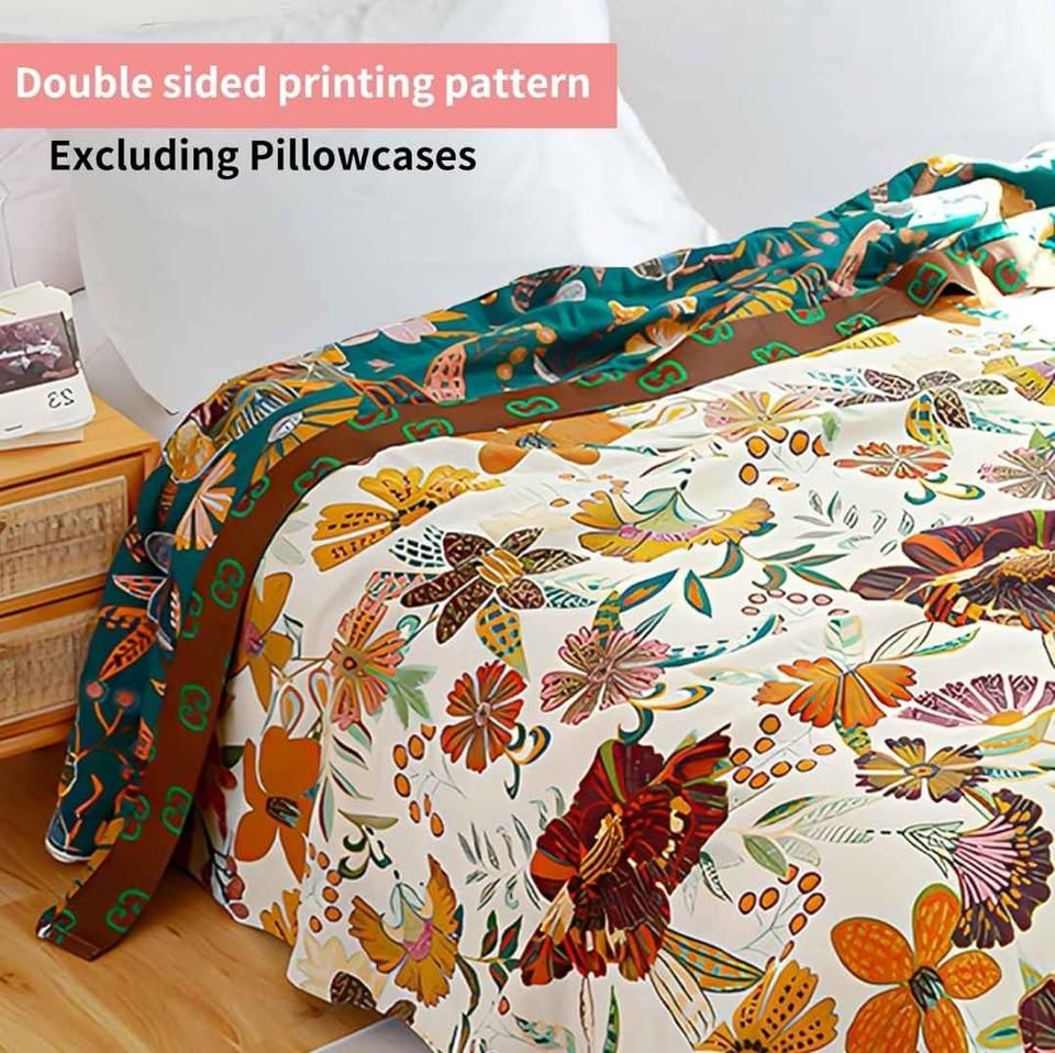 Throw Blanket 100% Cotton Ultrasoft Luxury 60"x80" - photo 3