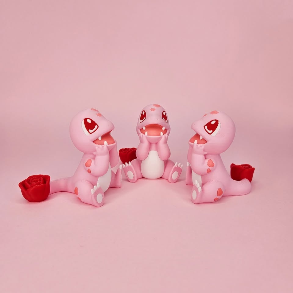 Valentine 3D Printed Pokemon Figures - photo 3