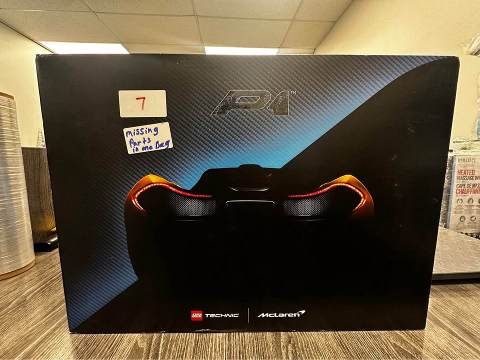 LEGO Technic McLaren P1 (42172) – Boxed – Missing Parts - photo 2