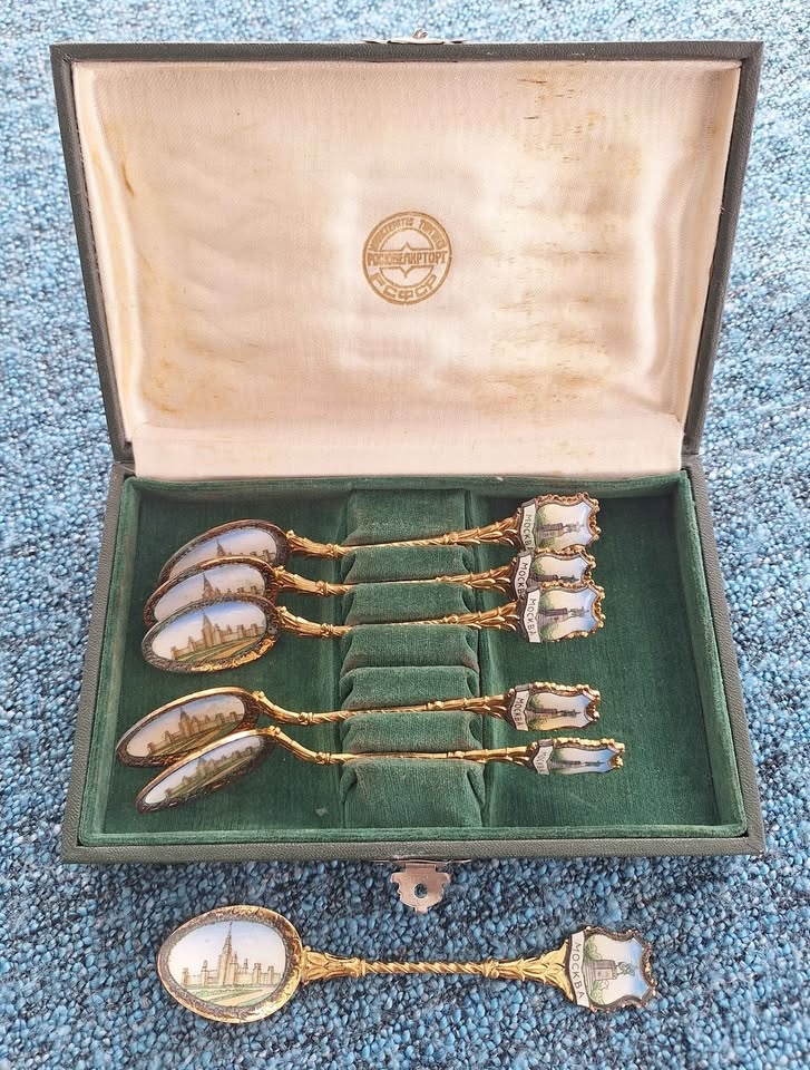 Soviet Era Souvenirs Spoons