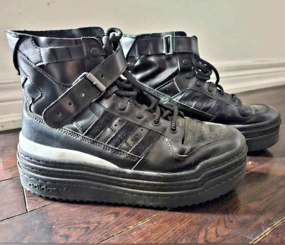 M9 or W10 Adidas Afropunk Triple Platform Sneakers thumbnail