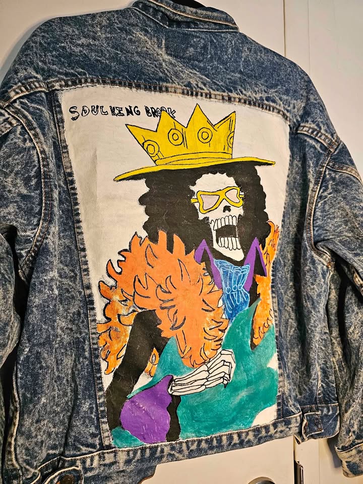 XL One Piece Brook Hand Painted Vintage Levi's Denim Jacket