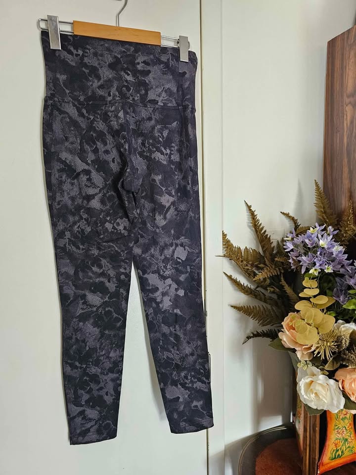 Lole S Grey Black Patterned 7/8 Leggings - photo 5