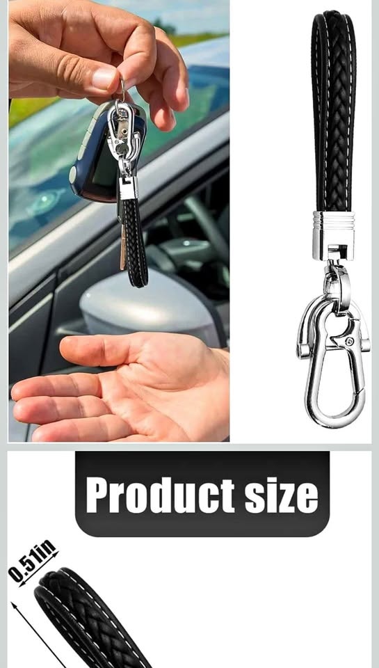 Leather Car Keychain Brand new ( Limited stock)