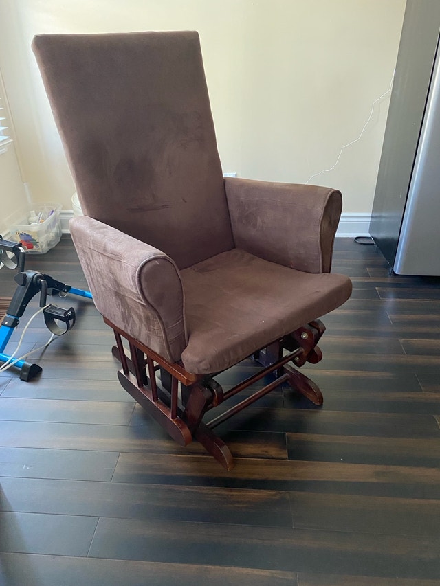 glider chair $60 with free ottoman