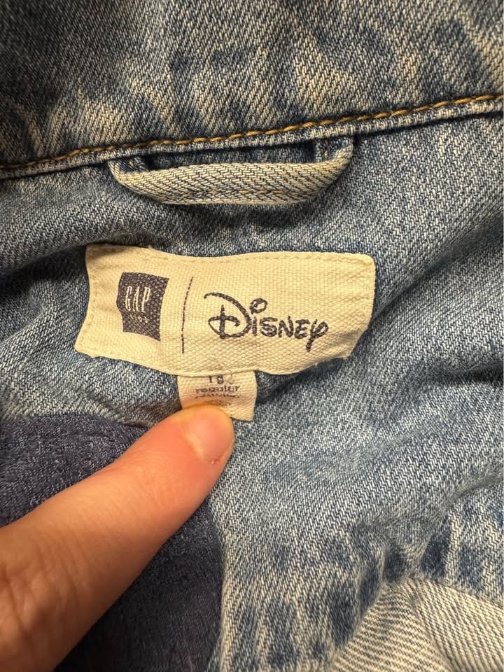 Gap Kids girls Disney jean jacket size large - photo 3