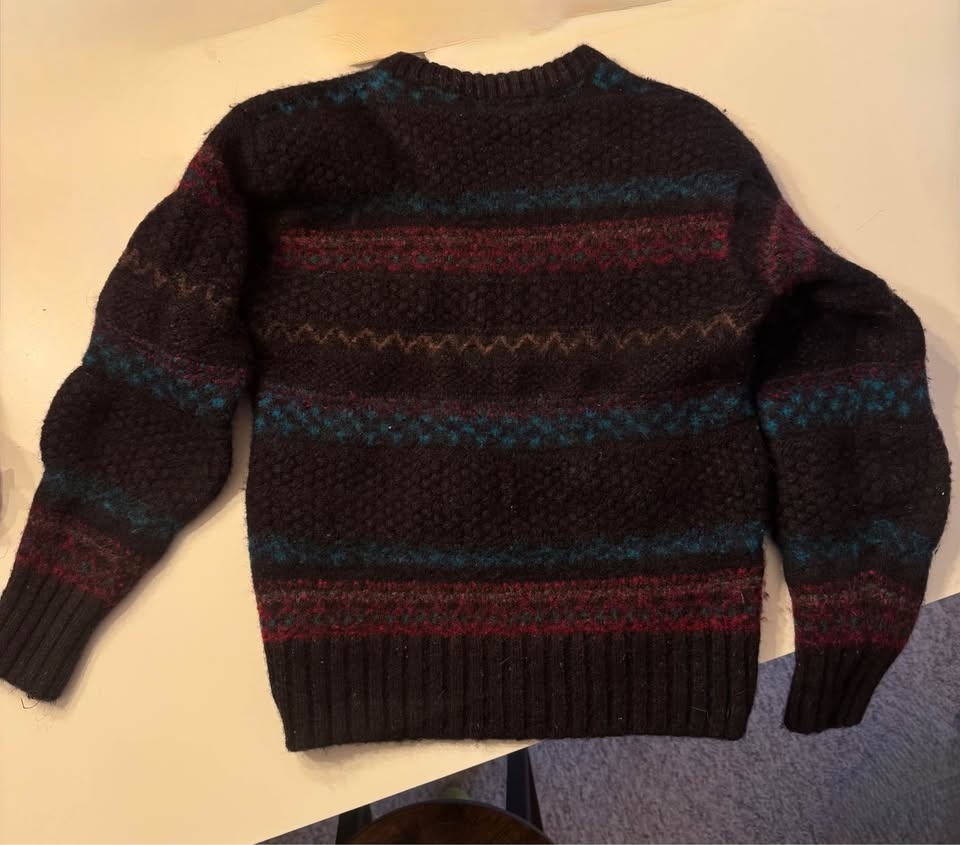 Kids vintage 1980’s Tundra Canada wool blend sweater size M - photo 3