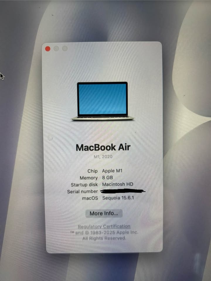 Apple MacBook Air M1, 13-inch, 8GB Ram, 256 SSD - photo 4
