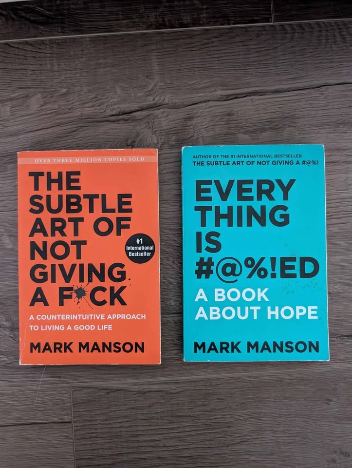 Mark Manson books (sold as set)