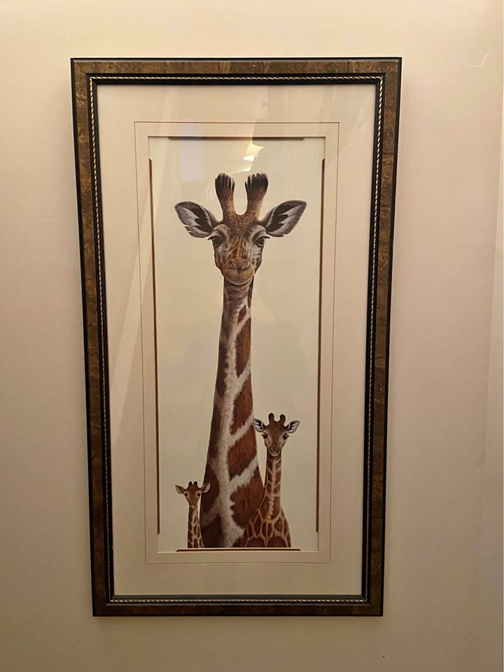 Giraffe Framed Art