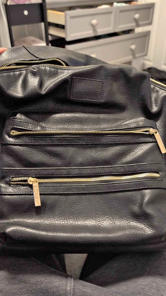 Selling leather diaper bag
