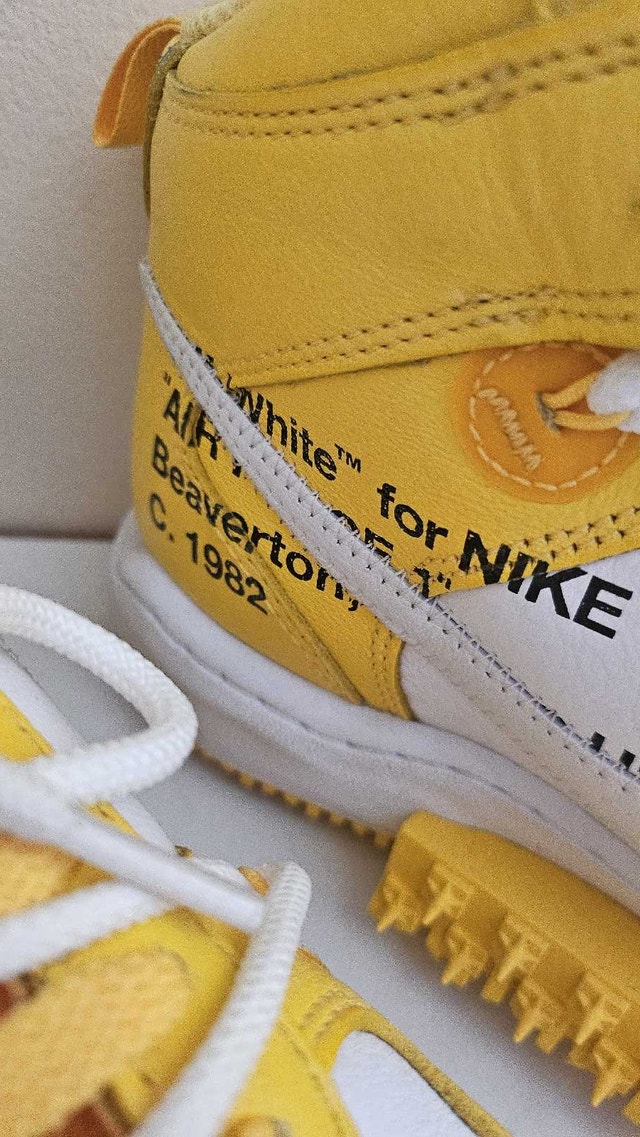 9.5 Off-White x Nike Air Force 1 Mid 'Varsity Maize' - photo 5