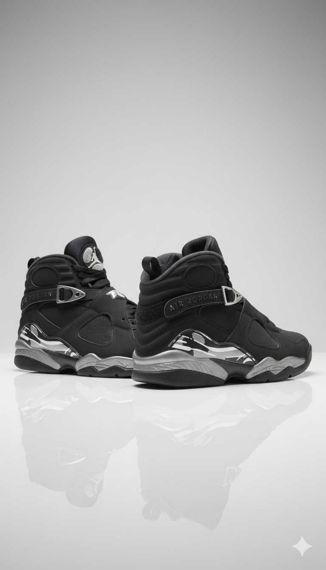 Air Jordan 8 Retro "Chrome" (2015) US size 10 • $200