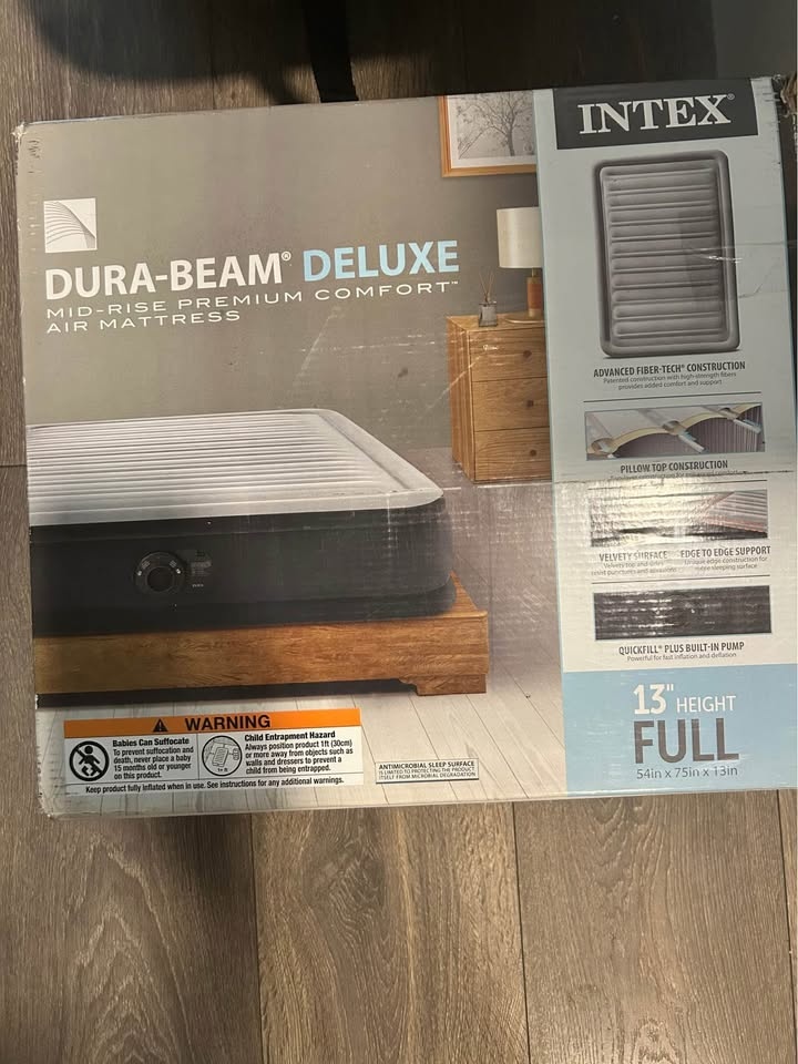Air Mattress/Blow-up Bed-Full/Queen - photo 2
