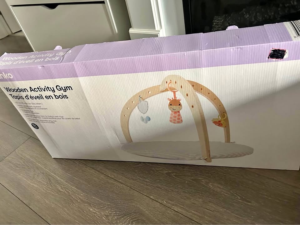 Baby Gym-Wooden Activity Play Gym-New Still in Box