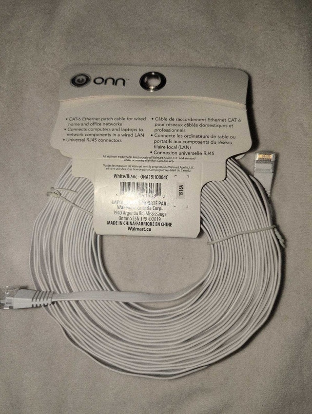 Onn Cat 6 Cable 50ft - photo 2