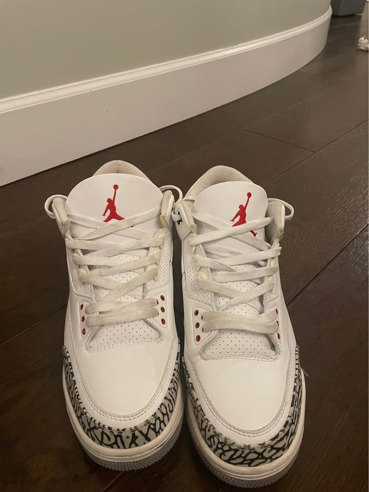 JORDAN 3 WHITE CEMENT SIZE 13US - photo 3