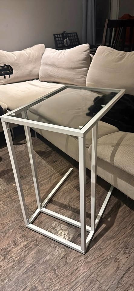 IKEA glass table