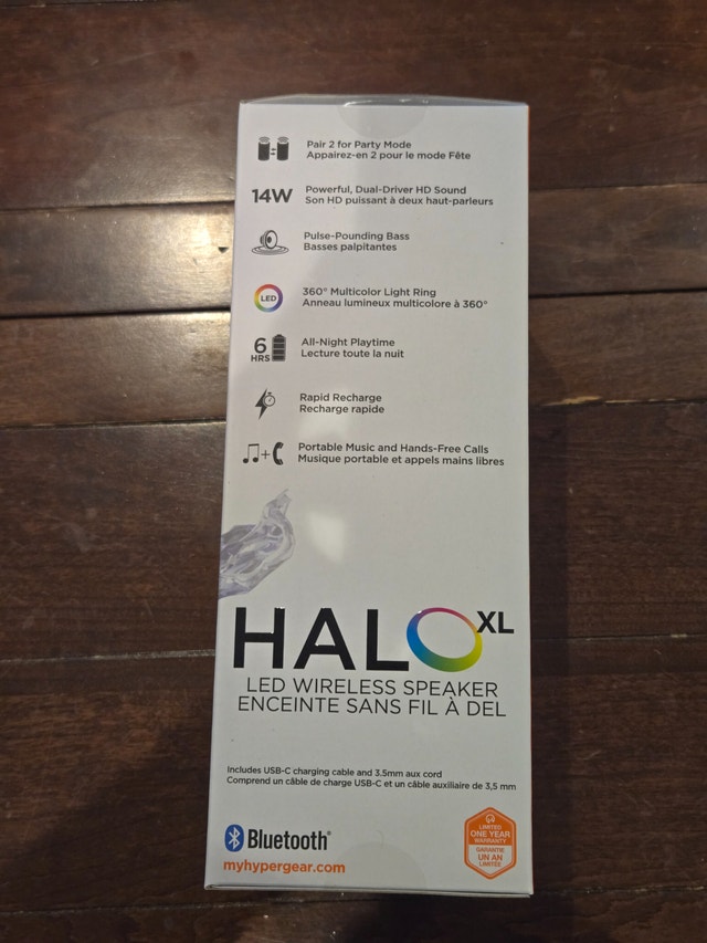 Hypergear Halo XL LED Bluetooth Speaker - photo 4