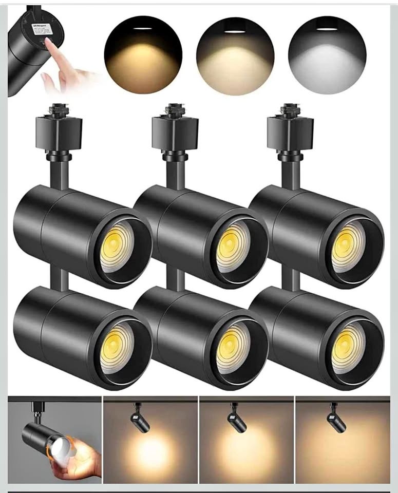 VANoopee LED Track Lighting Heads Dimmable 6 pack