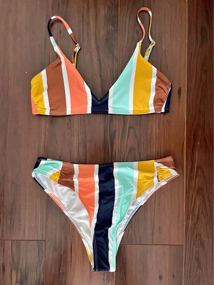 Striped Bikini size Small