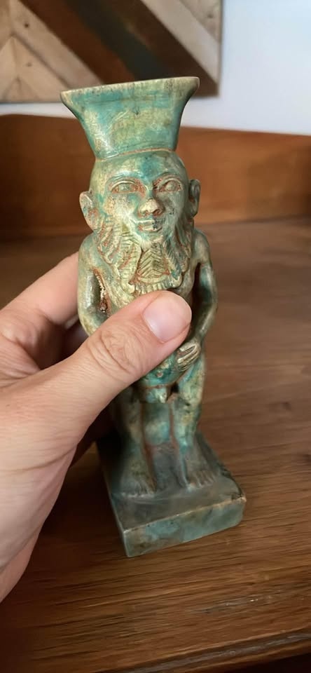 Egyptian God Bes Statue - photo 3