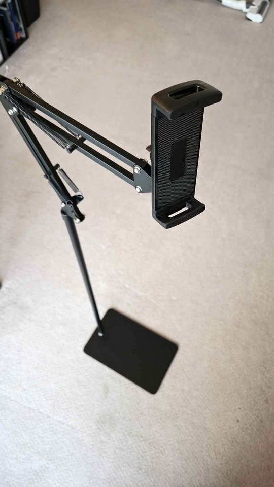 Black Tablet Floor Stand