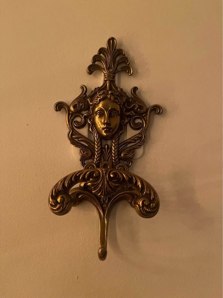 Antique Victorian brass hook