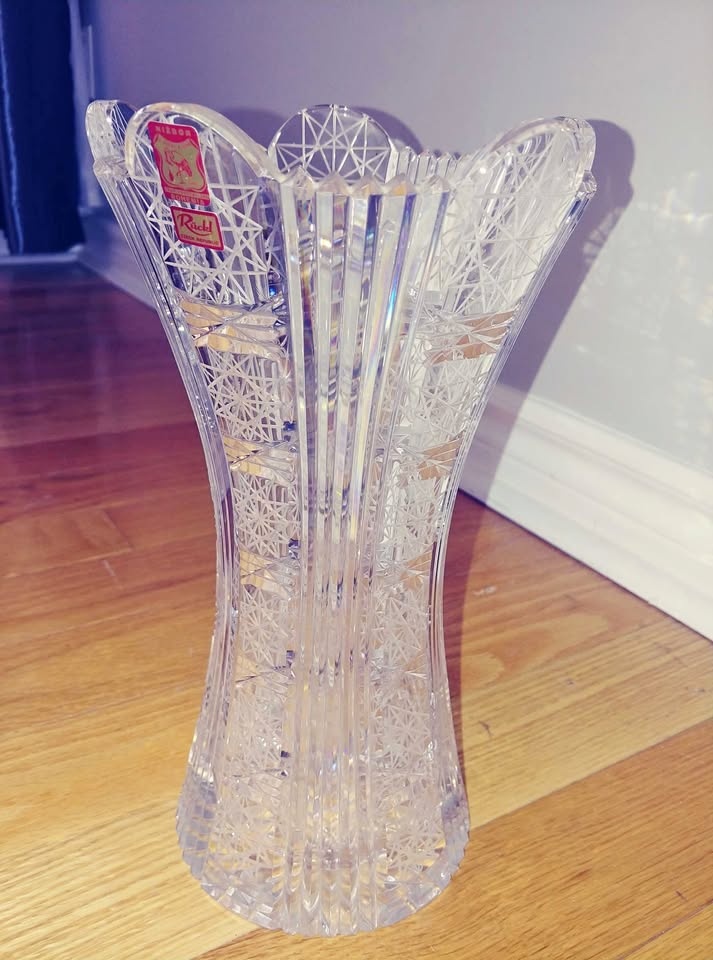 Rukhl, Bohemia Crystal Vase new - photo 5