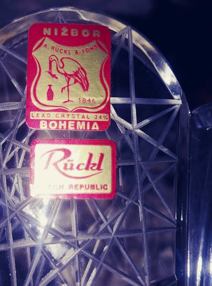 Rukhl, Bohemia Crystal Vase new - photo 3