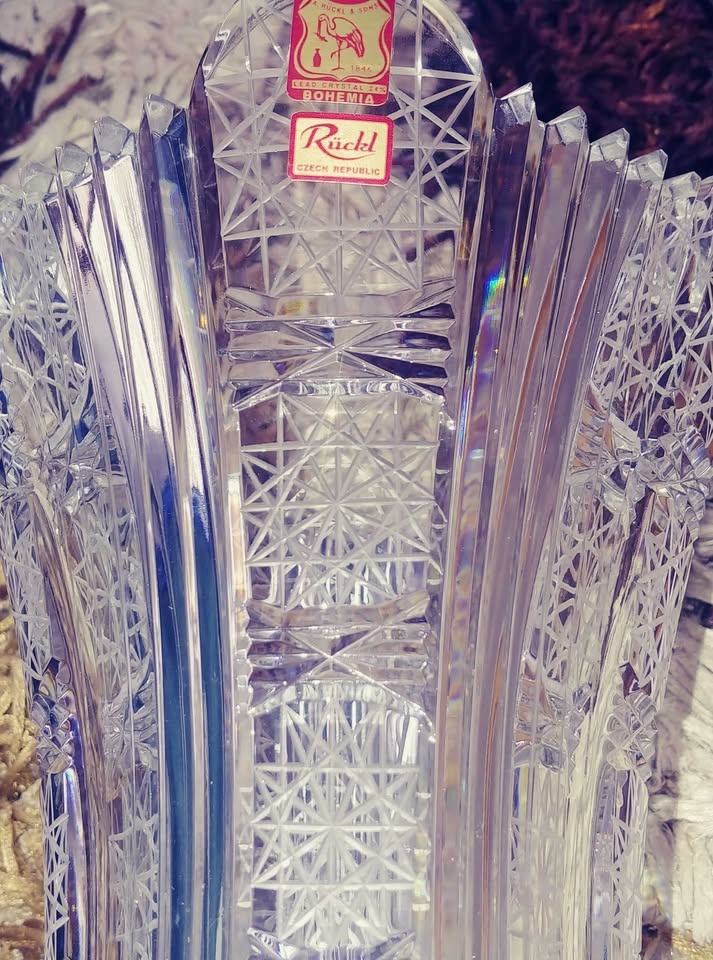 Rukhl, Bohemia Crystal Vase new - photo 2