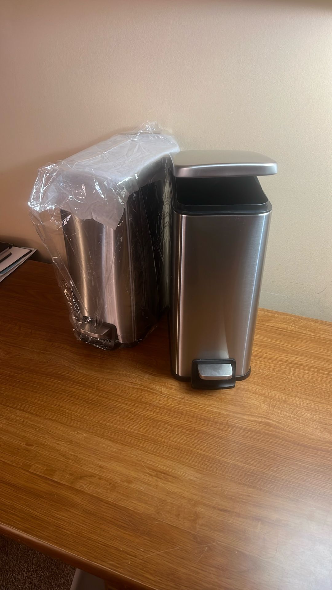 Stainless Steel Trash Cans (2-pack)