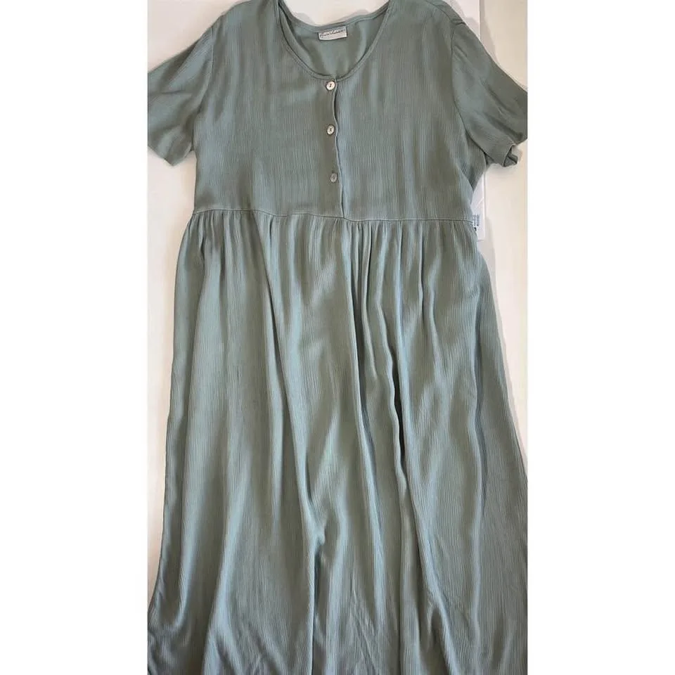 Gloria Vanderbilt Green Midi Dress M image indicator(4)