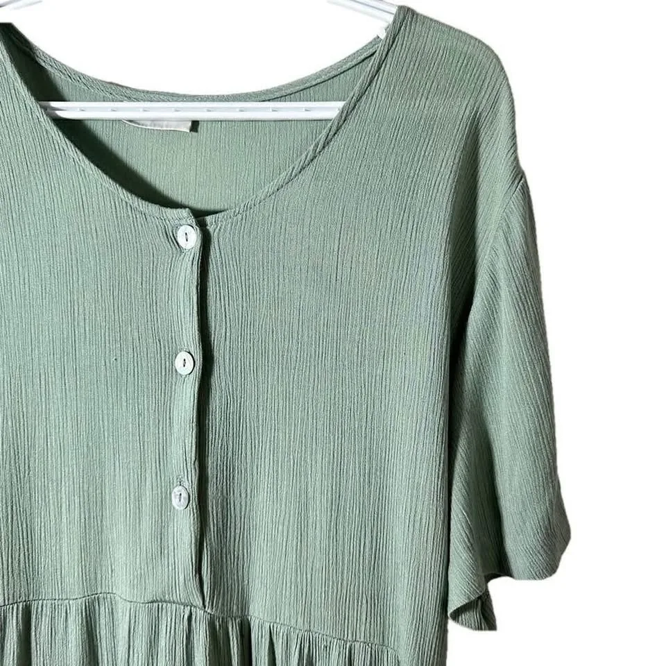 Gloria Vanderbilt Green Midi Dress M image indicator(5)
