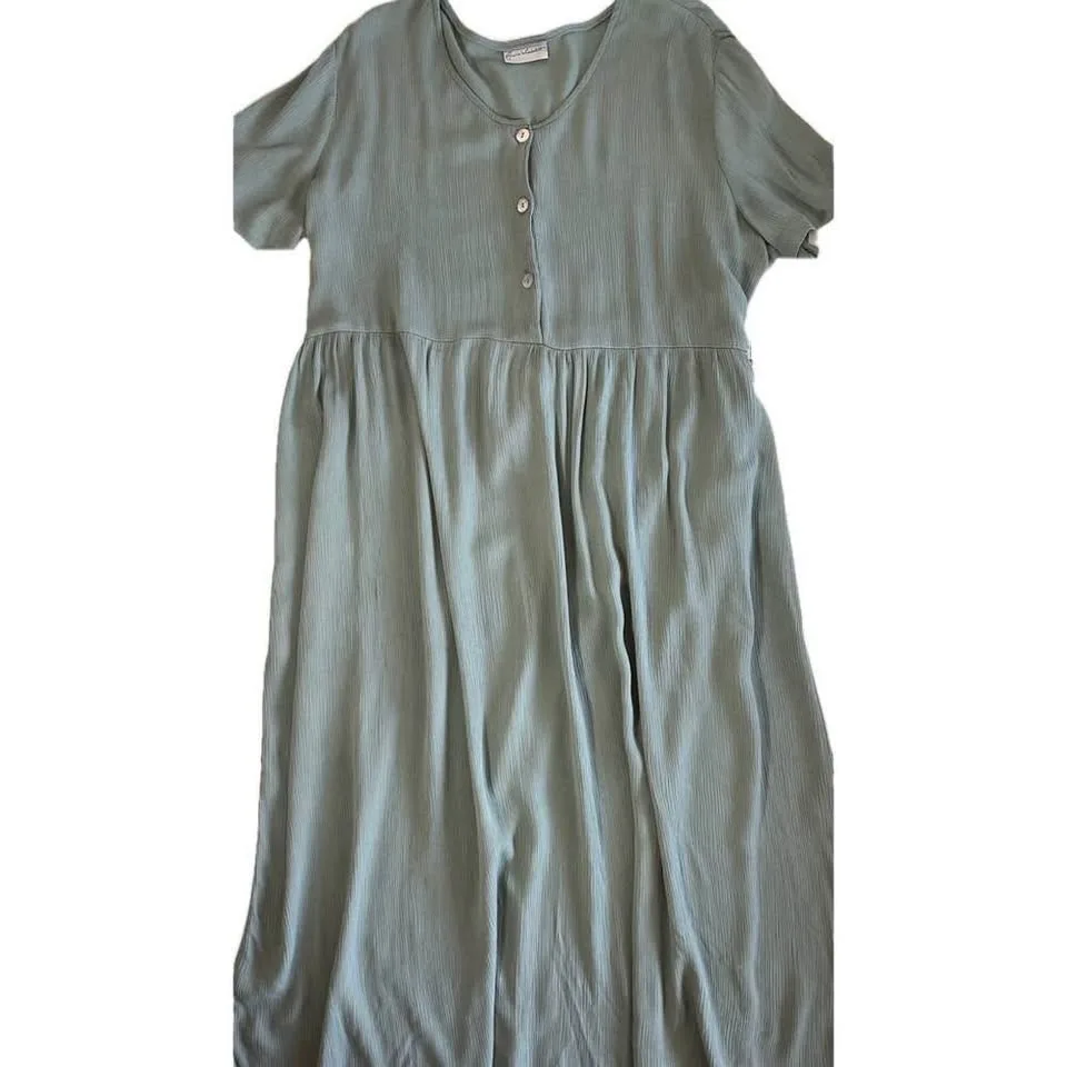 Gloria Vanderbilt Green Midi Dress M image indicator(9)