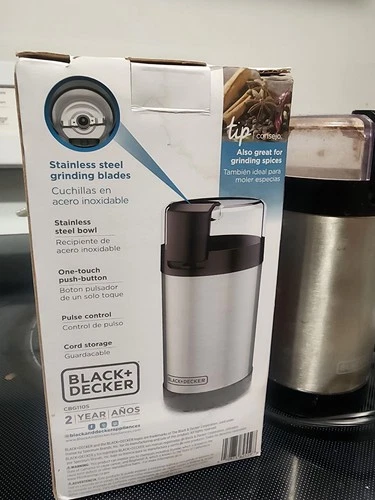 BLACK+DECKER CBG110S Electric Coffee Grinder - photo 3
