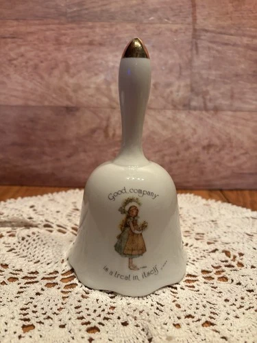Vintage Holly Hobbie Porcelain Bell
